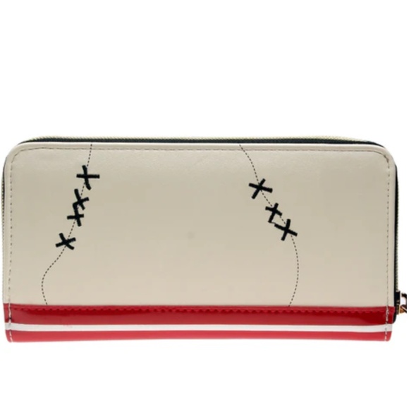 💐Suicide Squad Harley Quinn Daddy’s Lil Monster Wallet Cream NWOT - Picture 2 of 5